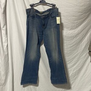 Lucky Brand jean sweet n low style mid rise easy fit 33 ankle nwt stretch blue